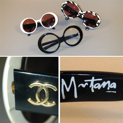 Lot 47 - Three Pairs of Fashionable Glasses In black...