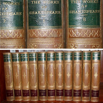 Lot 150A - [BINDINGS] SHAKESPEARE, WILLIAM Works 11 vols....