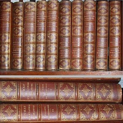 Lot 150C - [BINDINGS] DUMAS, ALEXANDRE Works10 vols. 8vo,...