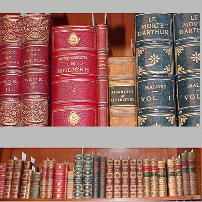 Lot 150D - [BINDINGS] Group of 27 vols, bound in full or...