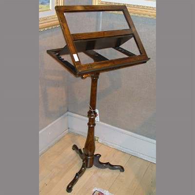Lot 354 - Georgian Style Mahogany Music Stand