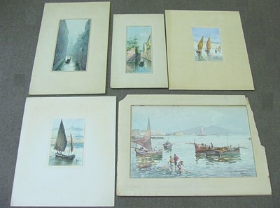 Lot 34A - Natale Gavagnin Italian, b. 1851 VENETIAN...
