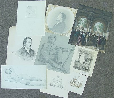 Lot 42 - Antonio Licata Italian, 1810-1892 NOBLE...