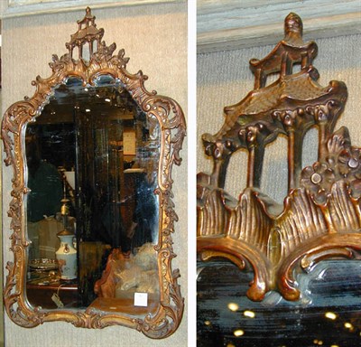 Lot 217 - Georgian Style Gilt Decorated Mirror