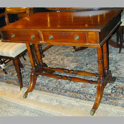 Lot 258 - Regency Style Mahogany Sofa Table
