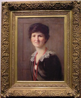 Lot 55 - William Merritt Chase 1849-1916 PORTRAIT OF A...