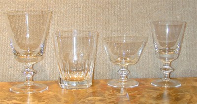 Lot 264 - Miscellaneous Group of Colorless Glass Barware...