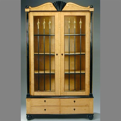 Lot 491 - Swedish Biedermeier Part Ebonized Maple...