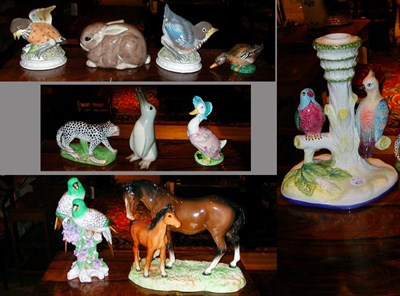 Lot 365 - Miscellaneous Group of Ten Porcelain Figurines