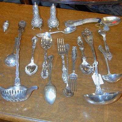 Lot 326 - Miscellaneous Group of English Silver and...