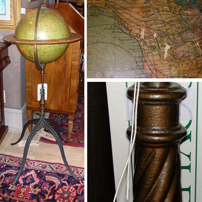 Lot 419 - Victorian Style Terrestrial Globe on Stand