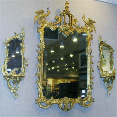 Lot 356A - George III Style Gilt Decorated Mirror...