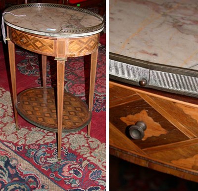 Lot 229 - Louis XVI Style Marquetry Occasional table The...