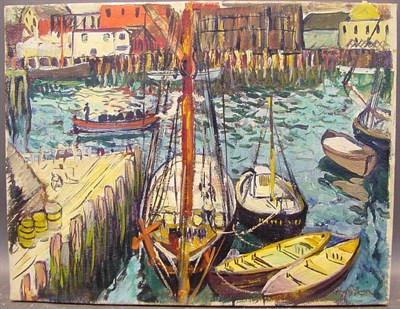 Lot 61 - Richard Hayley Lever American, 1876-1958 BOATS...