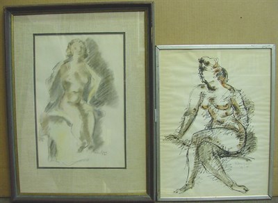 Lot 32 - Chaim Gross American, 1904-1991 SEATED FEMALE...