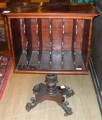Lot 387 - Classical Mahogany Music Stand Early 19th...