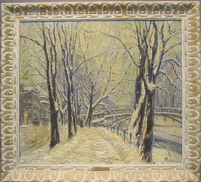 Lot 71 - Kurt Pallmann German, b. 1886 SNOW COVERED...