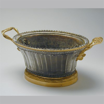 Lot 361 - Louis XVI Style Gilt-Bronze Mounted Cut Glass...