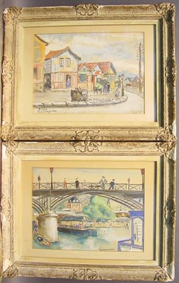Lot 40 - Lucien Genin French, 1894-1958 PONT SUR LA...