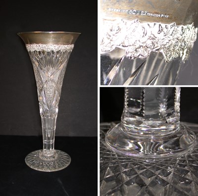 Lot 277 - American Sterling Silver Mounted Cut Glass...