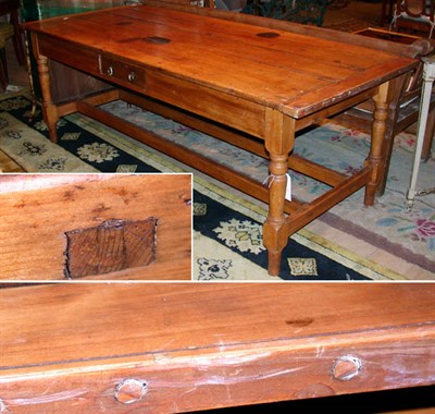 Lot 746 - French Provincial Pine Harvest Table
