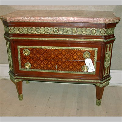 Lot 438 - Pair of Louis XVI Style Gilt-Bronze Mounted...