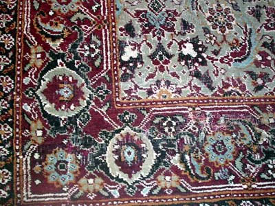 Lot 744 - Agra Rug North India, late 19th century The...