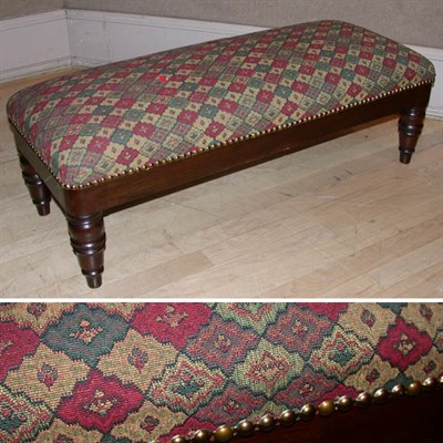 Lot 276 - Regency Style Needlepoint Upholstered Mahogany...