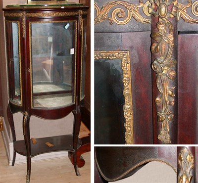 Lot 412 - Louis XV Style Gilt-Bronze Mounted Mahogany...