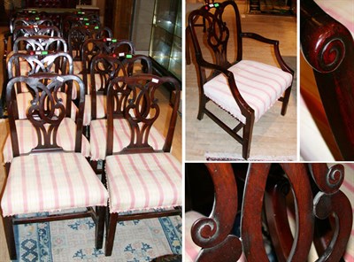 Lot 326 - Set of Twelve George III Style Upholstered...