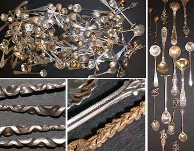 Lot 273 - Miscellaneous Group of Salt and Mustard Spoons...