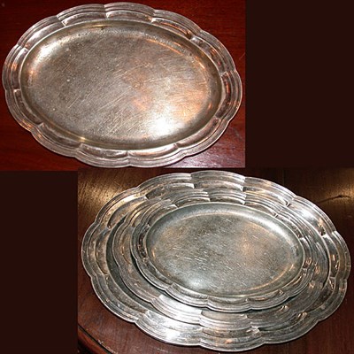 Lot 271 - ThreeTiffany & Co. Silver Plated Graduated...