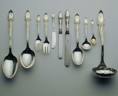 Lot 297 - Tiffany & Co. Sterling Silver Flatware Service...