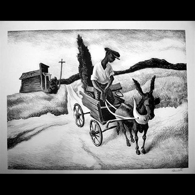 Lot 153 - Thomas Hart Benton LONESOME ROAD (F. 18)...