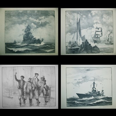 Lot 221 - Gordon Grant CLEAR FOR ACTION; THE FREEDOM OF...