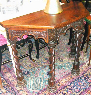 Lot 578 - Continental Baroque Style Side Table With...