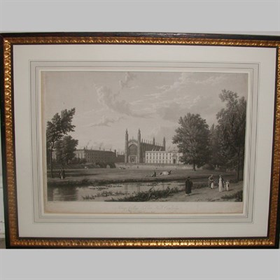 Lot 143 - W. Westall KINGS COLLEGE AND CLARE HALL,...