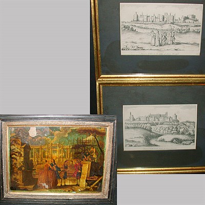 Lot 135 - After Debrusle LA BRODEUSE Color stipple...