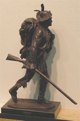 Lot 114 - Harry Jackson b. 1924 TRAPPER II Signed and...