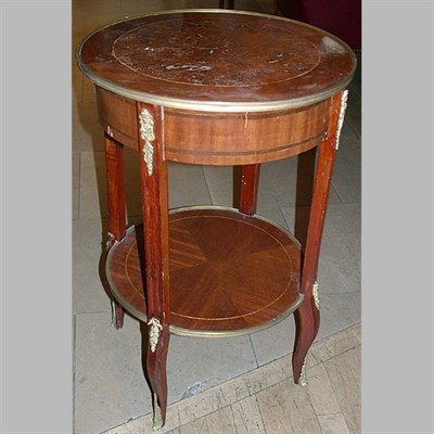Lot 161 - Louis XVI Style Gilt-Bronze Mounted Mahogany...