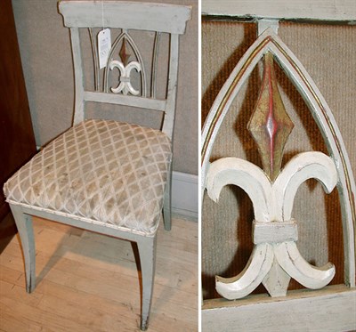 Lot 541 - Set of Four Swedish Neoclassical Style Painted...