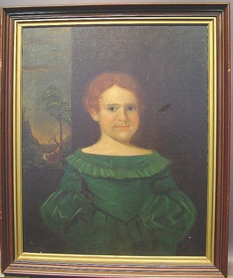 Lot 11 - British School 19th Century YOUNG GIRL IN A...