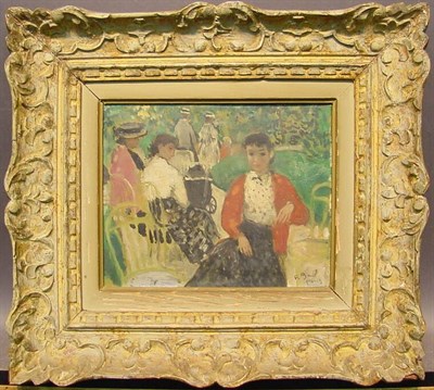 Lot 37 - Francois Gall French, 1912-1987 WAITING AT THE...