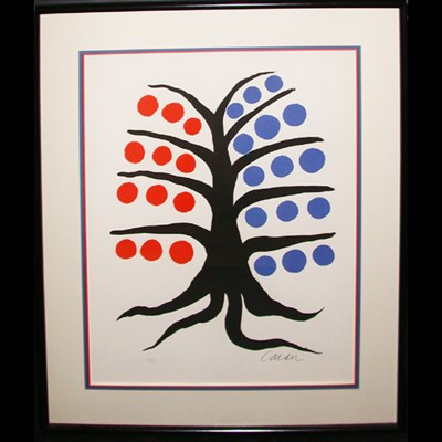 Lot 178 - Alexander Calder [TREE] Color lithograph,...