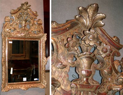 Lot 249 - Louis XV Gilt-Wood Mirror 18th Century The...