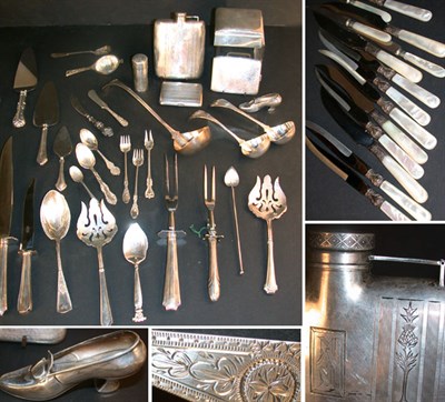 Lot 411 - Miscellaneous Group of Continental Silver and...