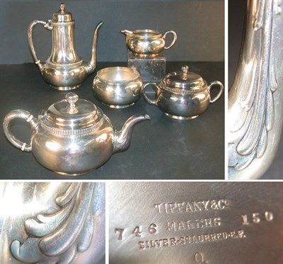 Lot 405 - Tiffany & Co. Silver Plated Tea and Coffee...
