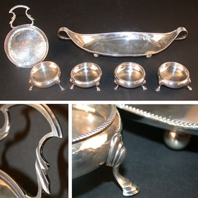 Lot 404 - Group of Six English Silver Articles Including...