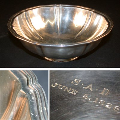 Lot 406A - Stone Sterling Silver Bowl Approximately 10...