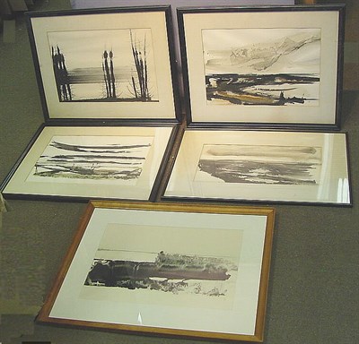 Lot 66 - H. Lee Hirsche American, 20th century MARSH...